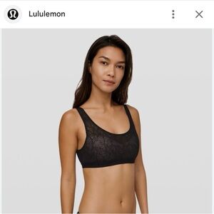 lululemon Shadow Mesh Bra Leaf